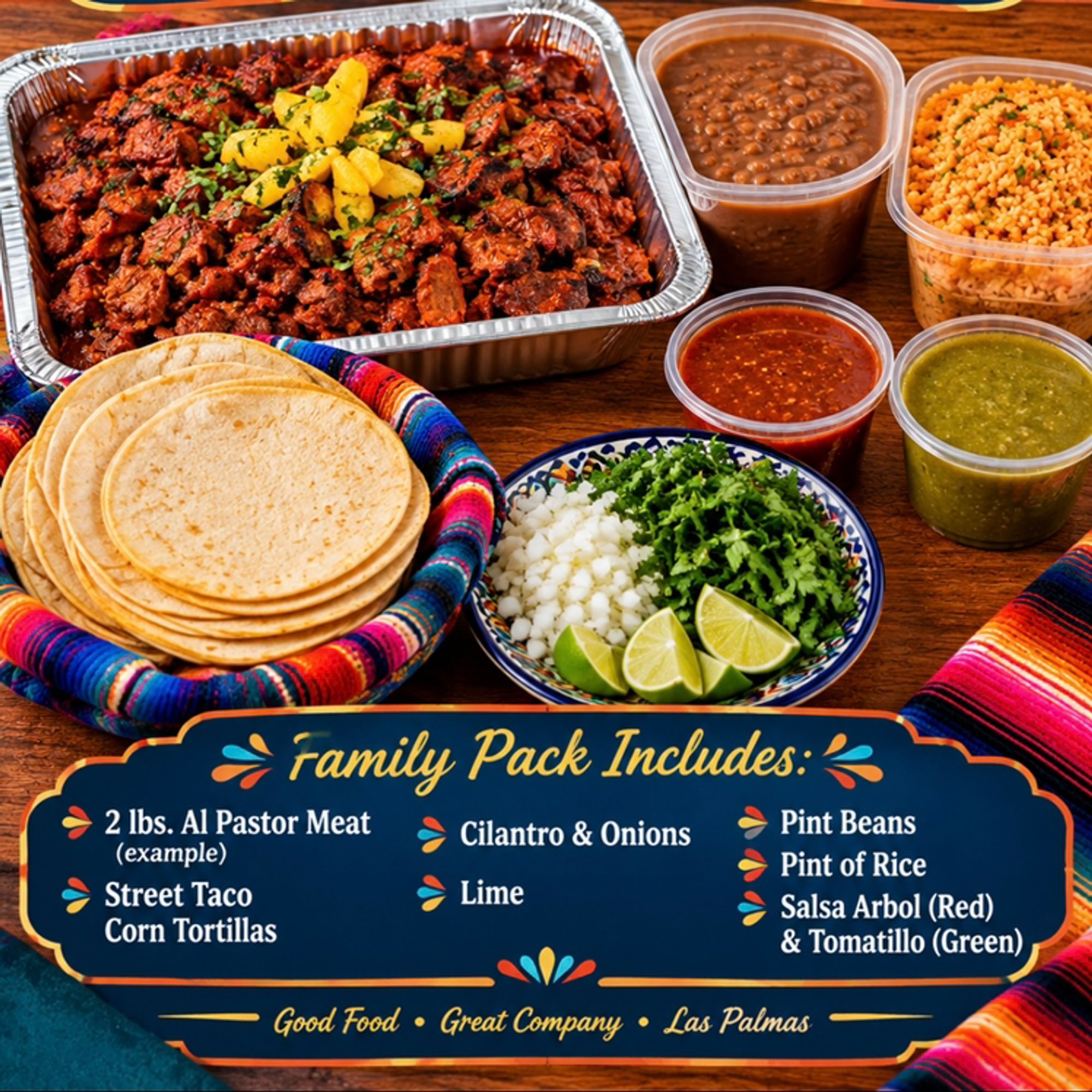 Las Palmas Family Pack