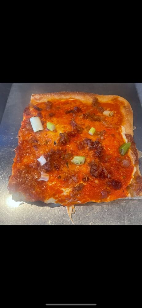 Drunken Grandma Square Pizza Slice