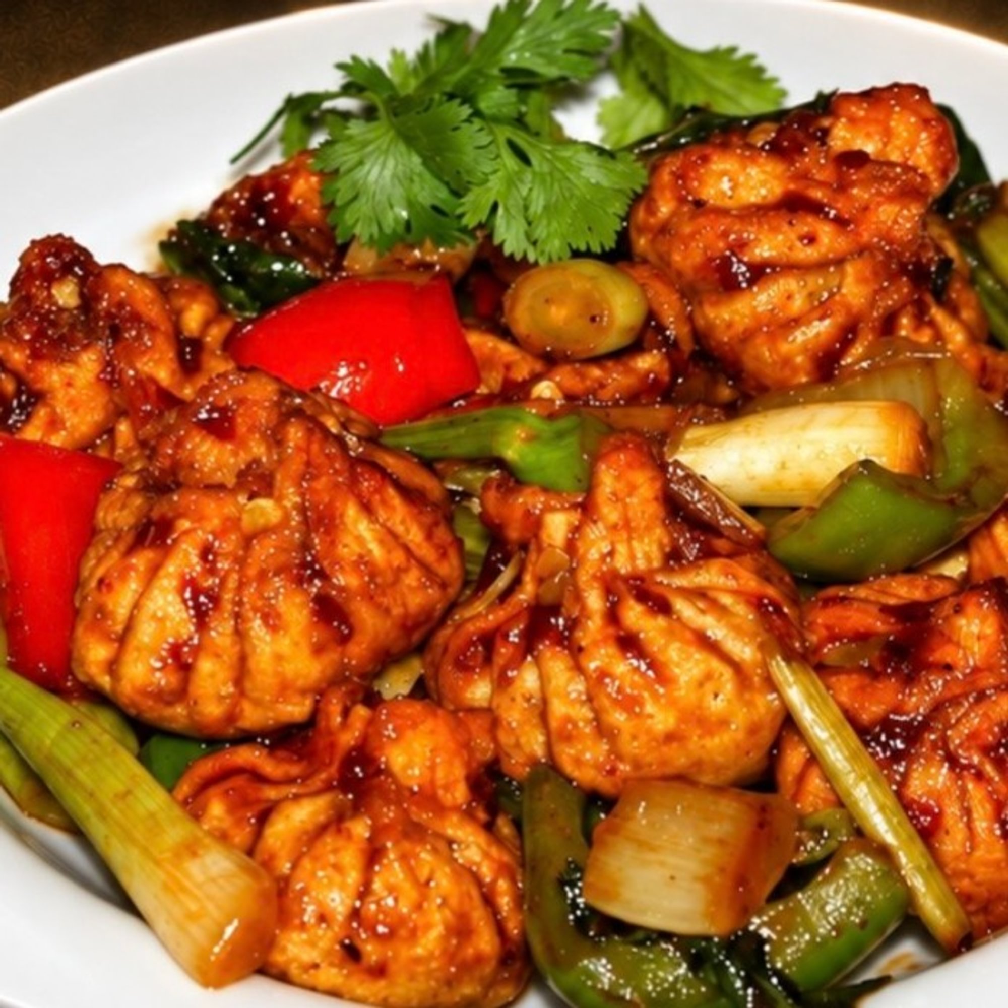 Chilli Chicken Momo