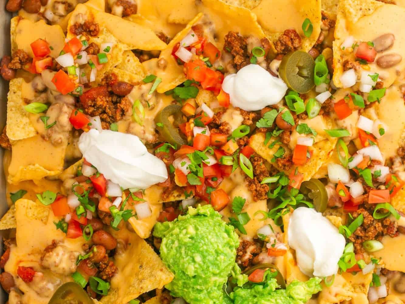 GROUND BEEF NACHO