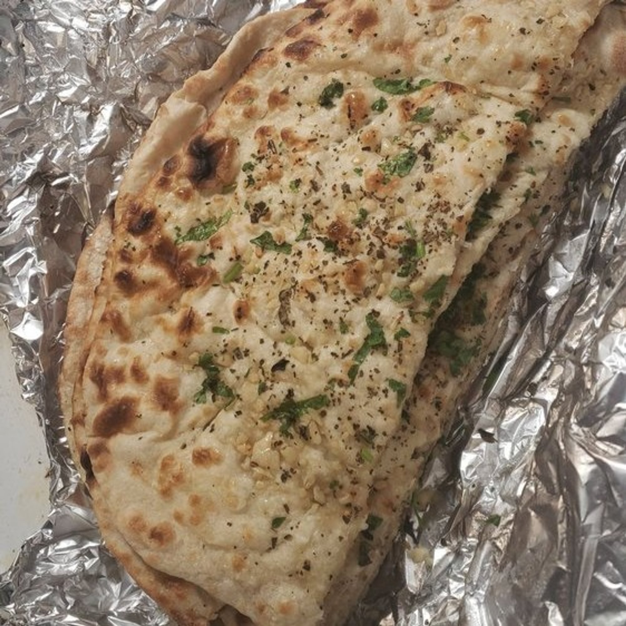Basil Garlic Naan