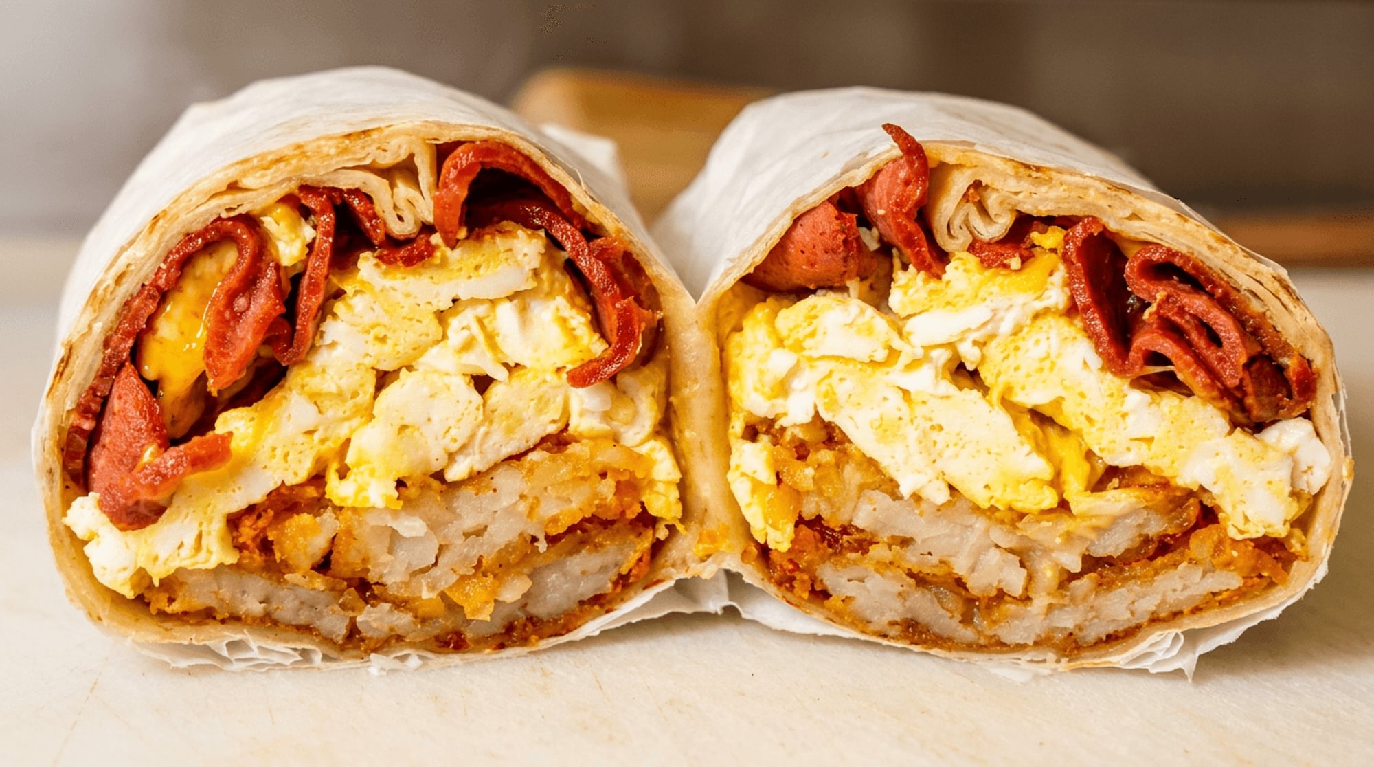 Orleans Breakfast Burrito