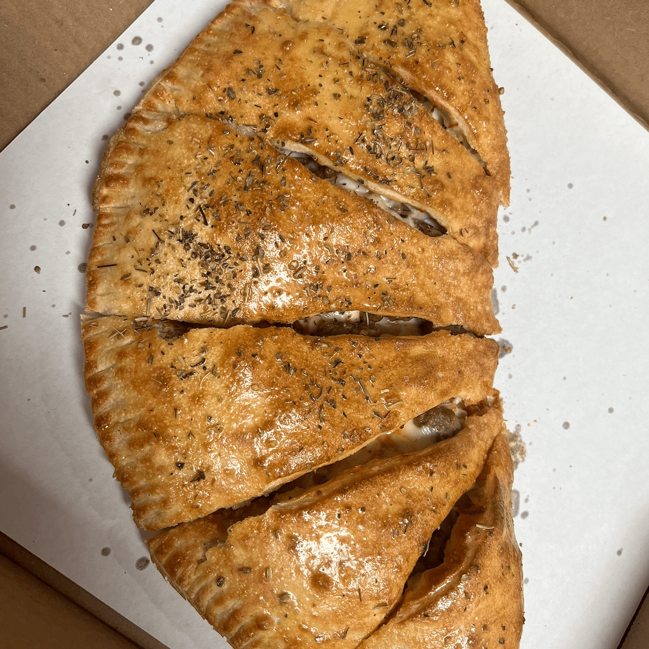 Steak, Cheese & Mushroom Calzone