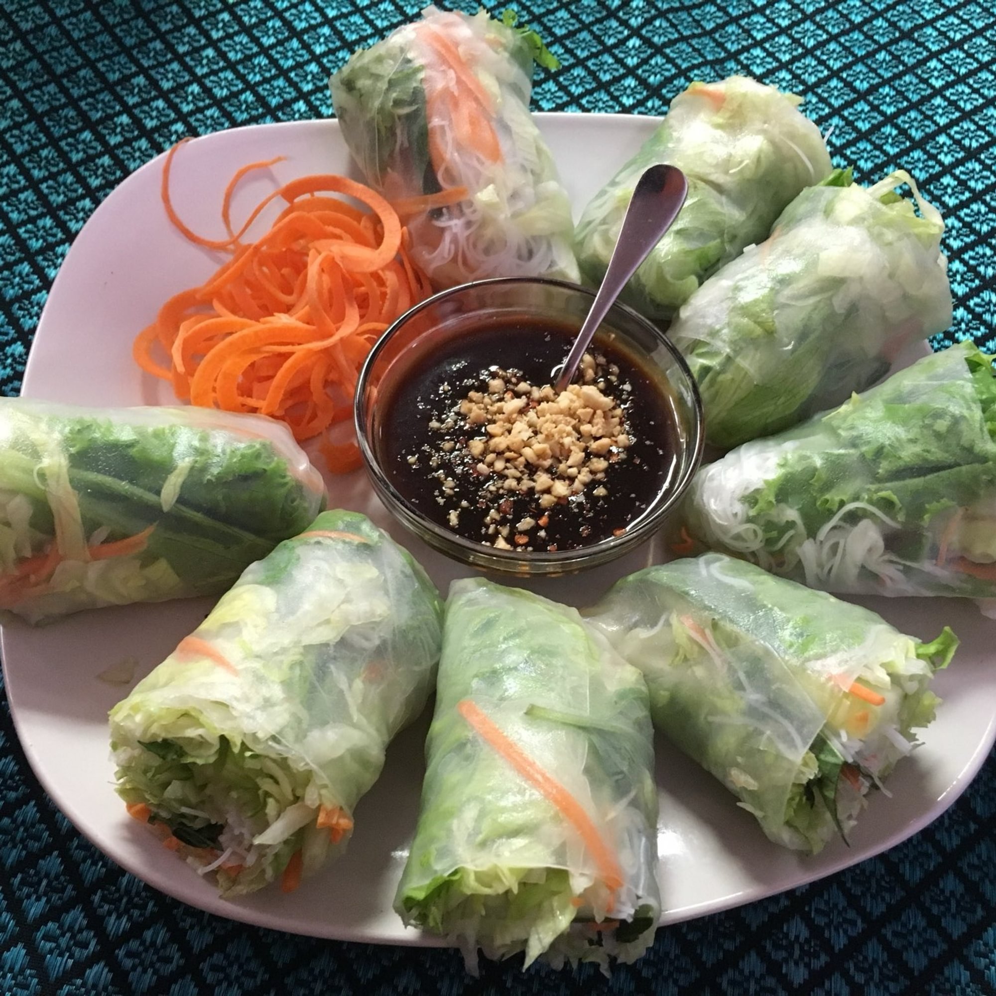 Fresh Veggie Spring Roll (Steamed)