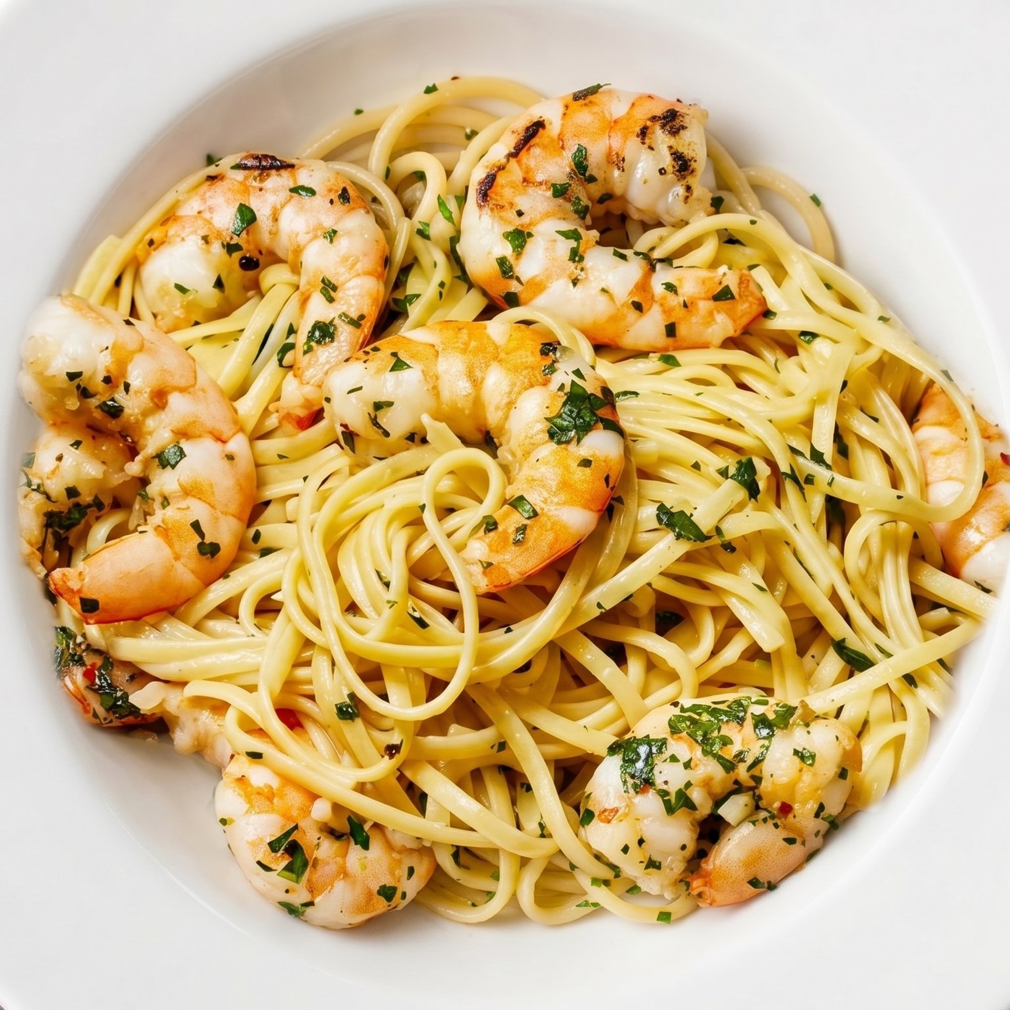 Scampi Shrimp (Spaghetti)