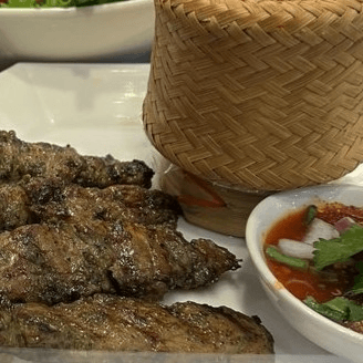 Moo Ping with Sticky Rice