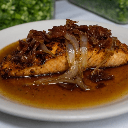 Honey Bourbon Salmon