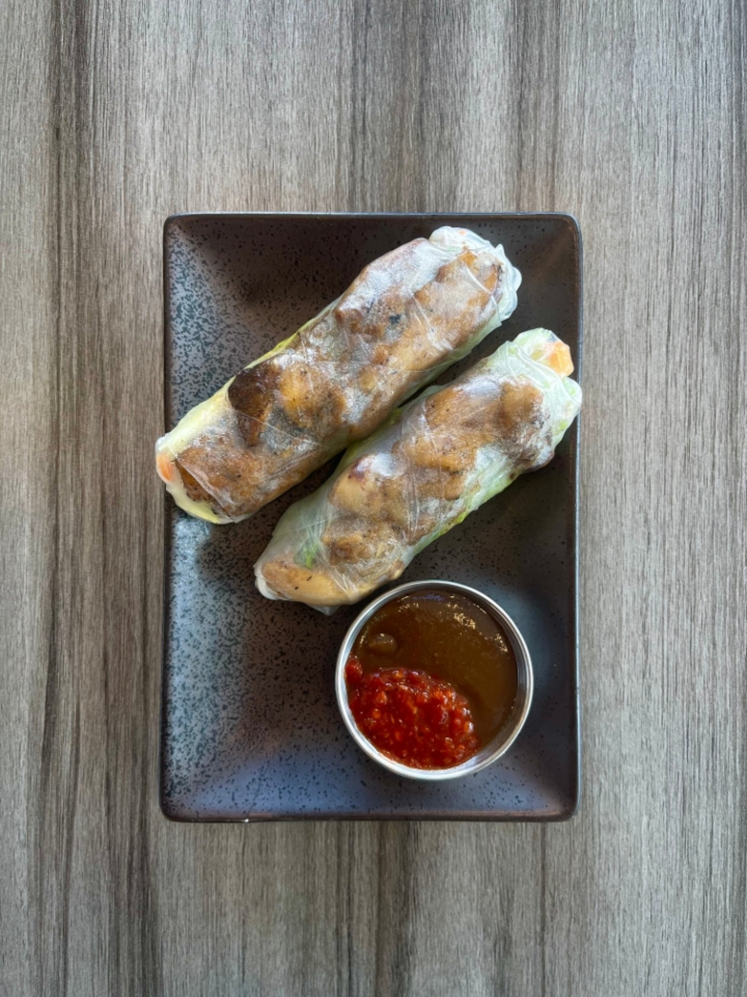 Gỏi Cuốn Gà Nướng (Grilled Chicken Spring Rolls)