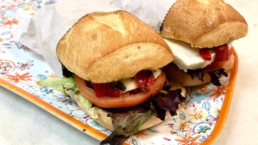 Tomato Mozzarella Sandwich