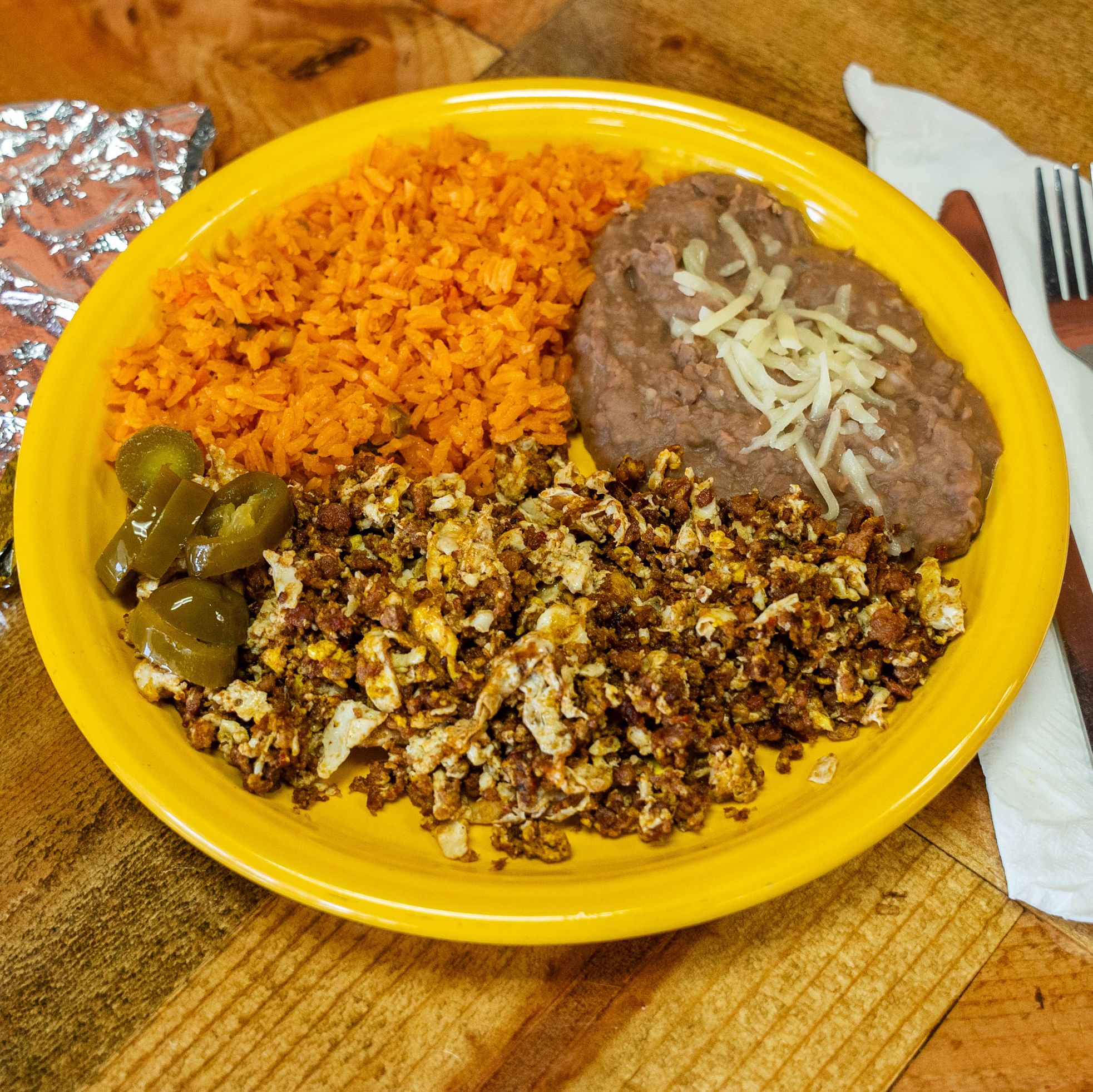 Huevos Con Chorizo