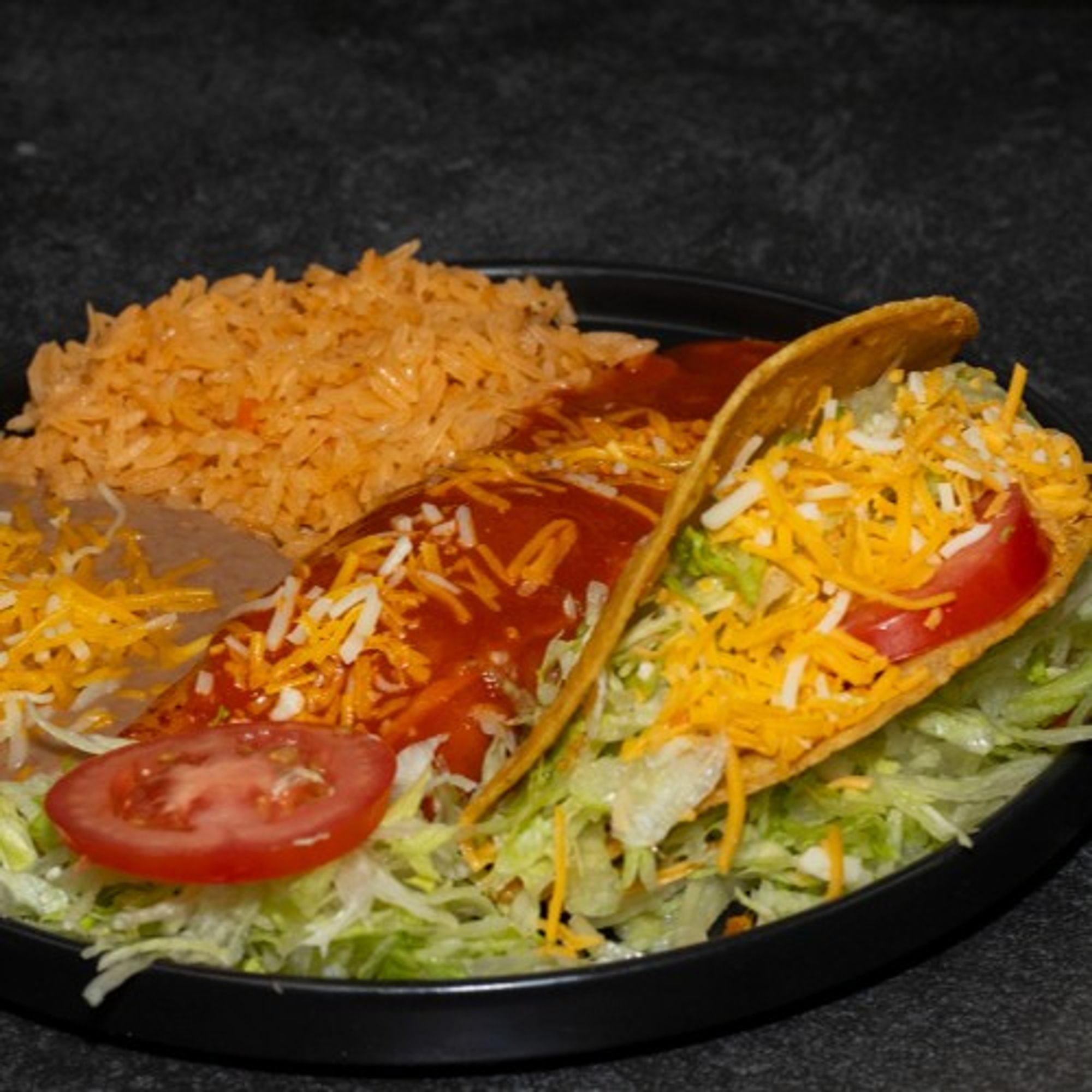 Beef Taco, Enchilada