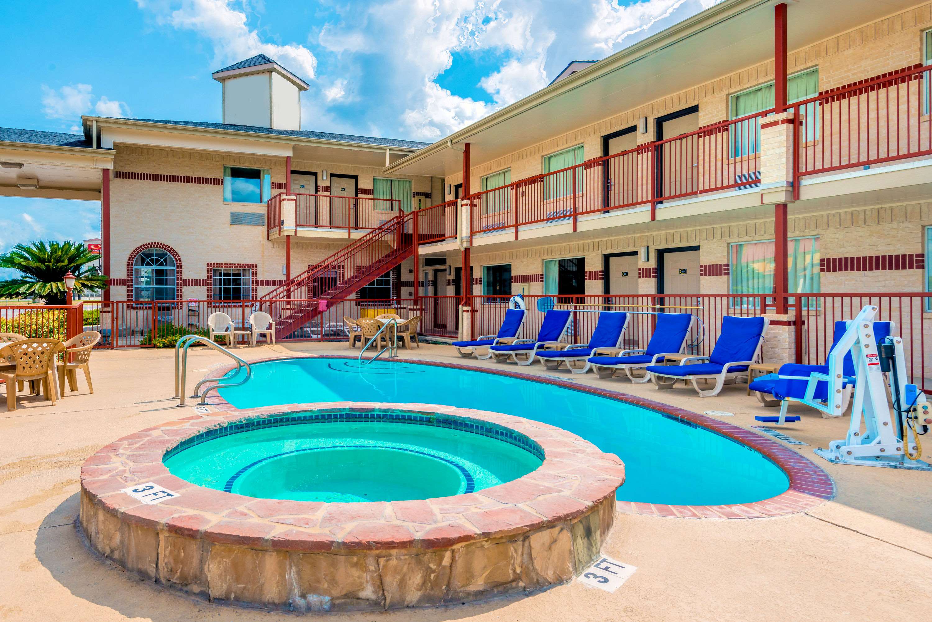 Outdoor Pool and Hot Tub