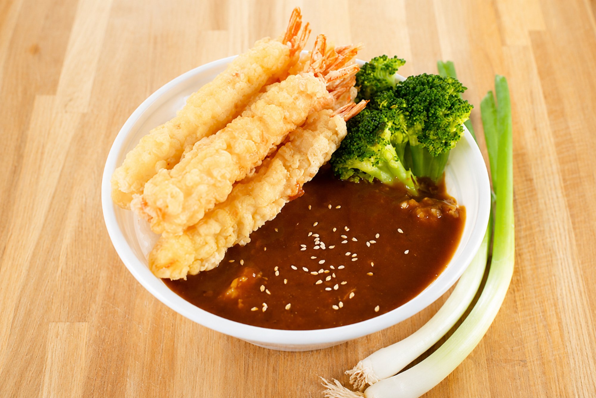 Shrimp Tempura Curry Bowl