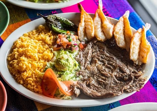 Carne Asada & Eggs Plate