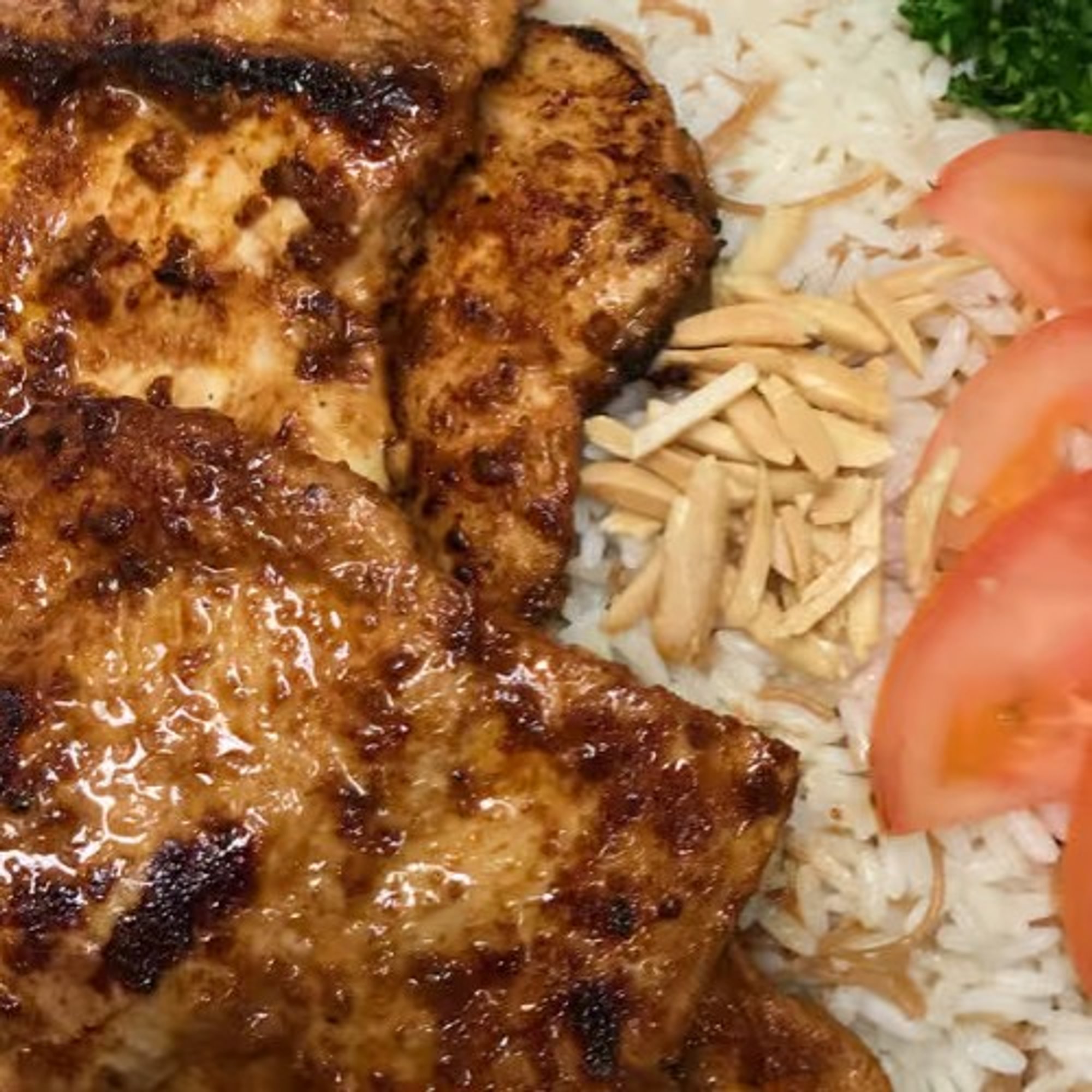 Chicken Seared Sajji