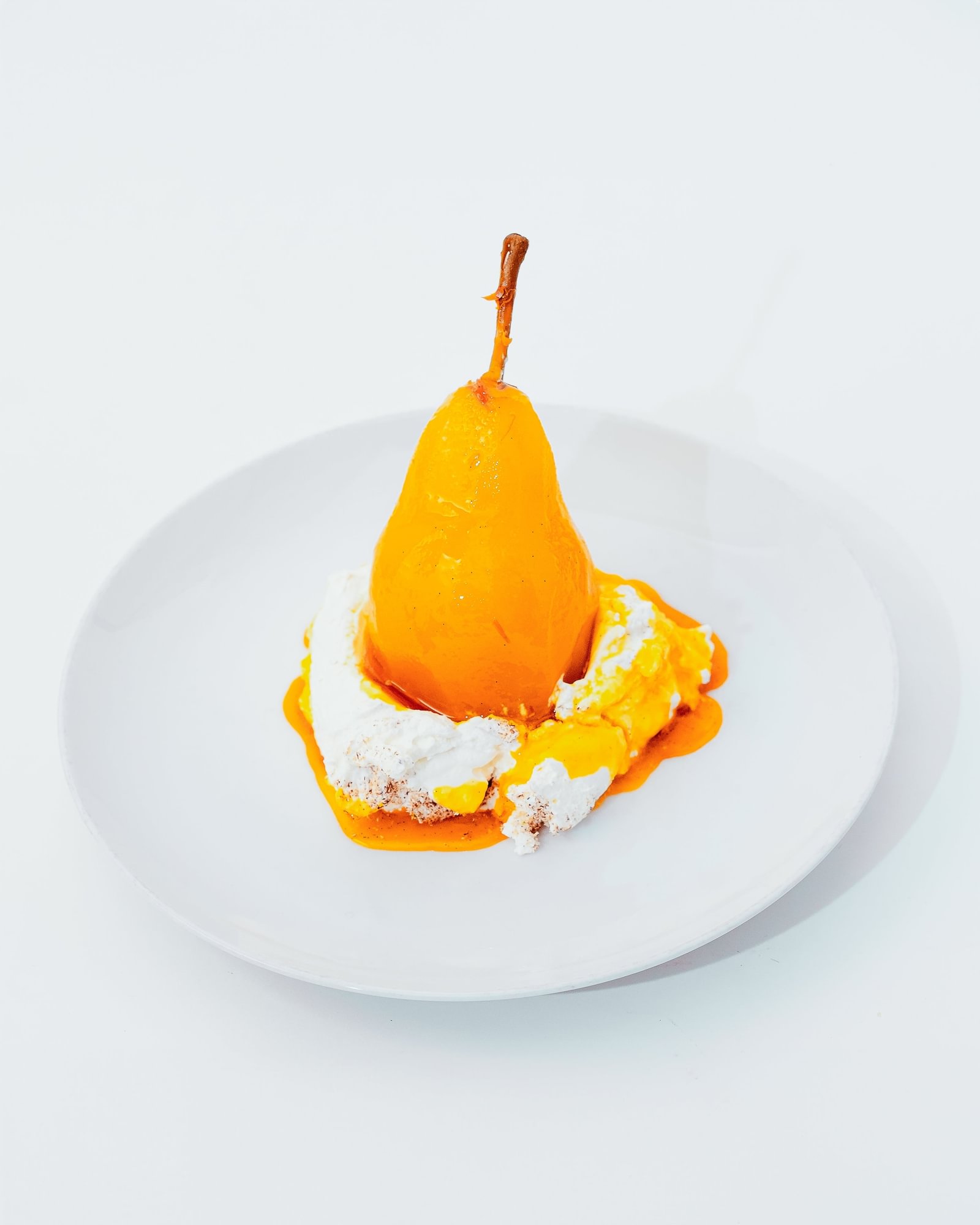 Citrus & Spice Poached Pear