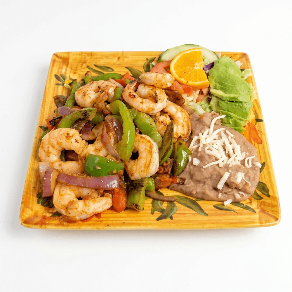 Fajitas de camaron