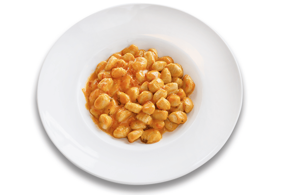 Potato Gnocchi Pink Sauce Pasta