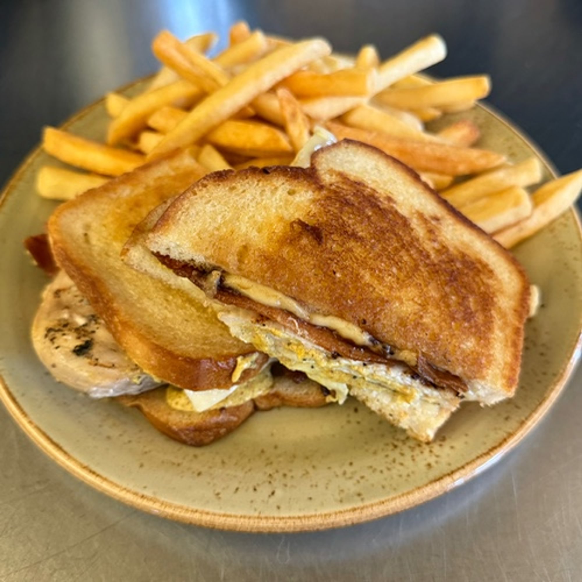 Grilled Chicken Sandwich with Choice of Side