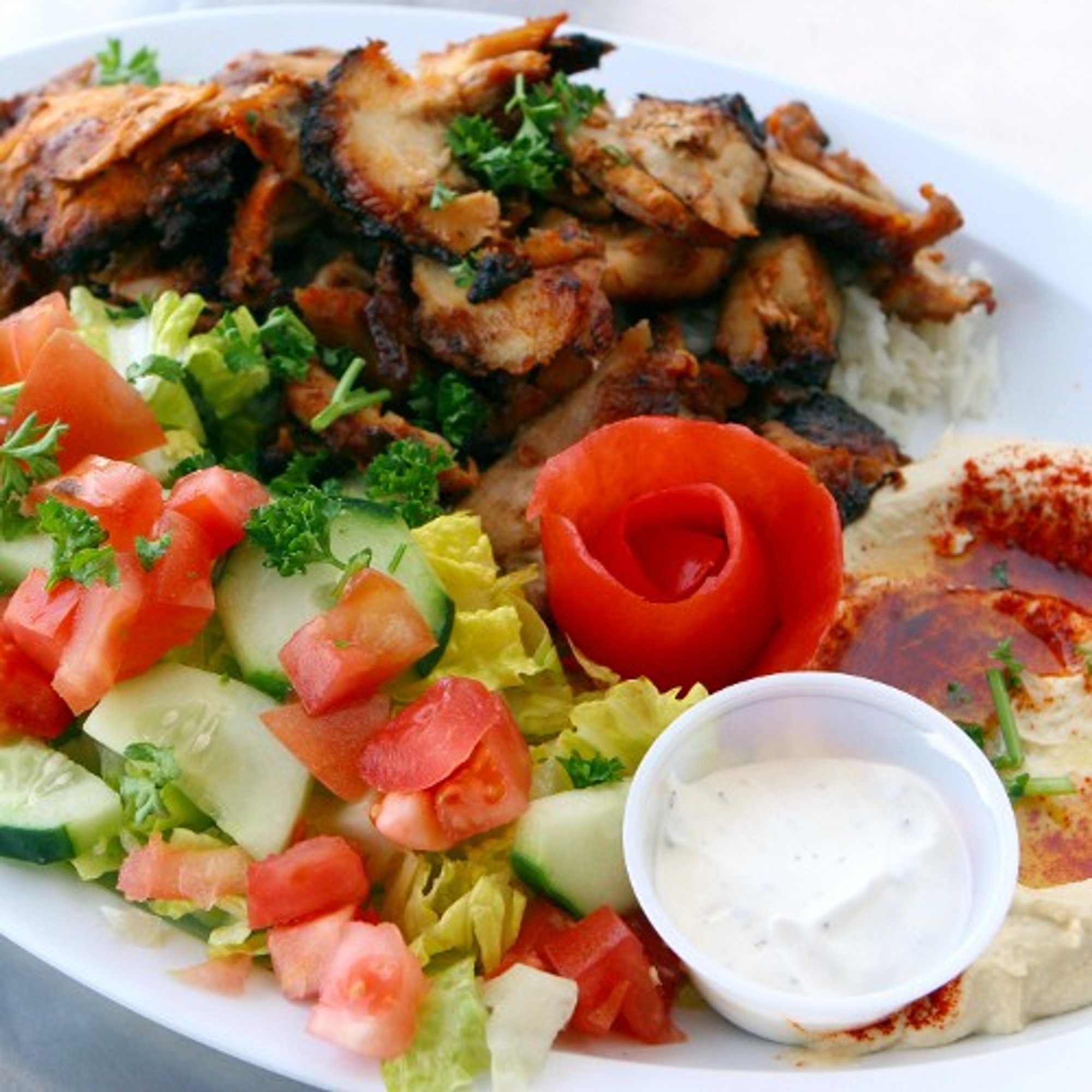 Chicken Shawerma Platter