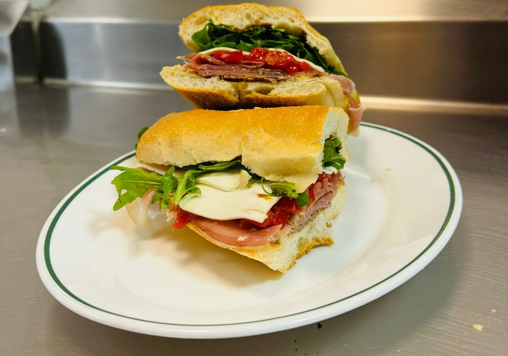 Prosciutto & Roasted Peppers Hero