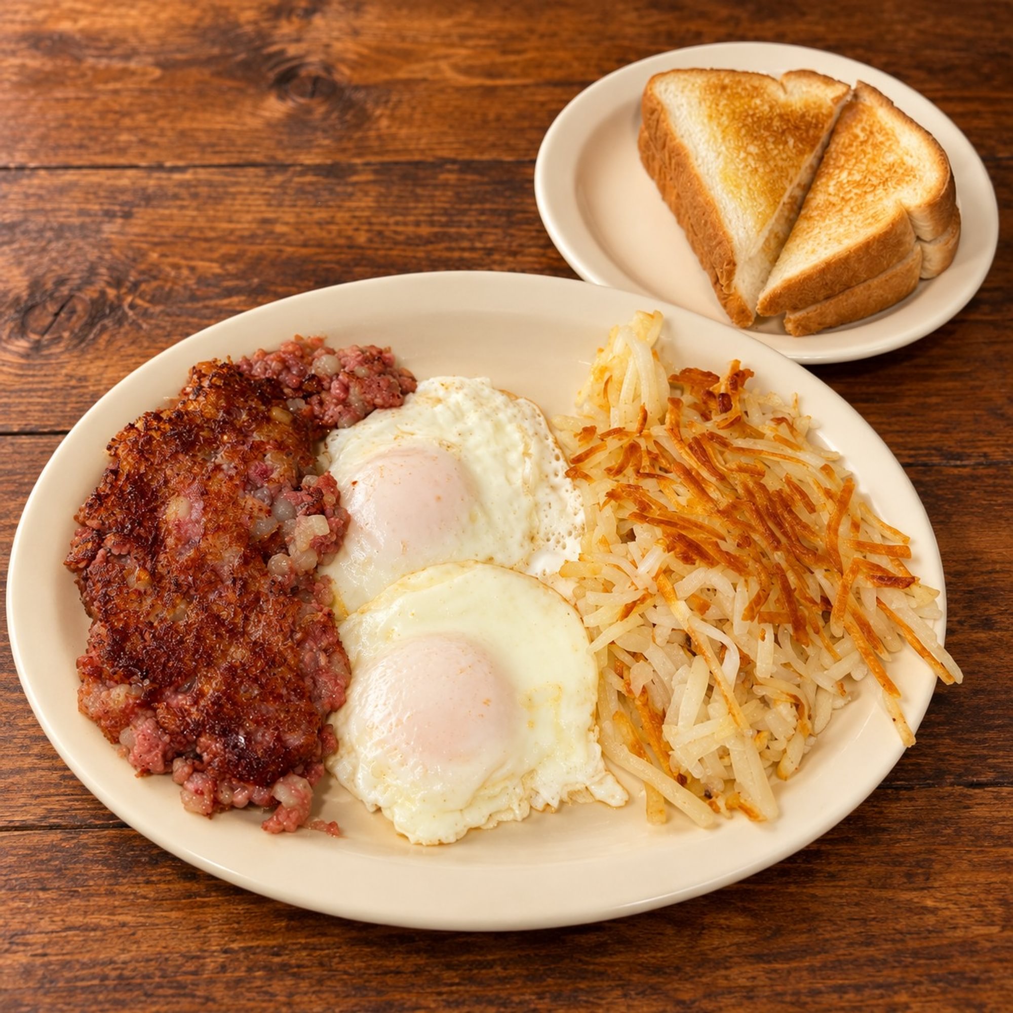 Corned Beef Hash & Eggs