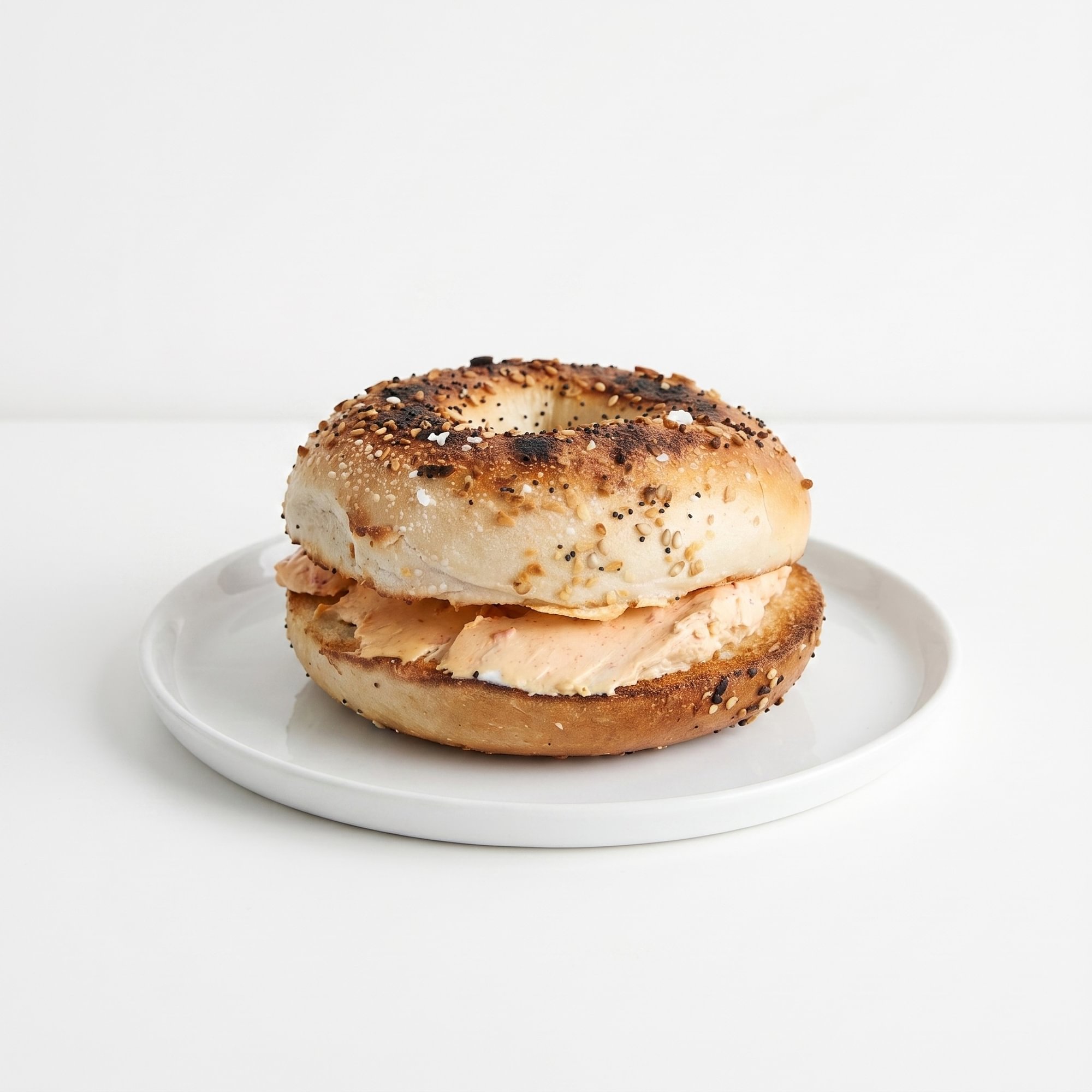 Bagel with Smoked Salmon Spread