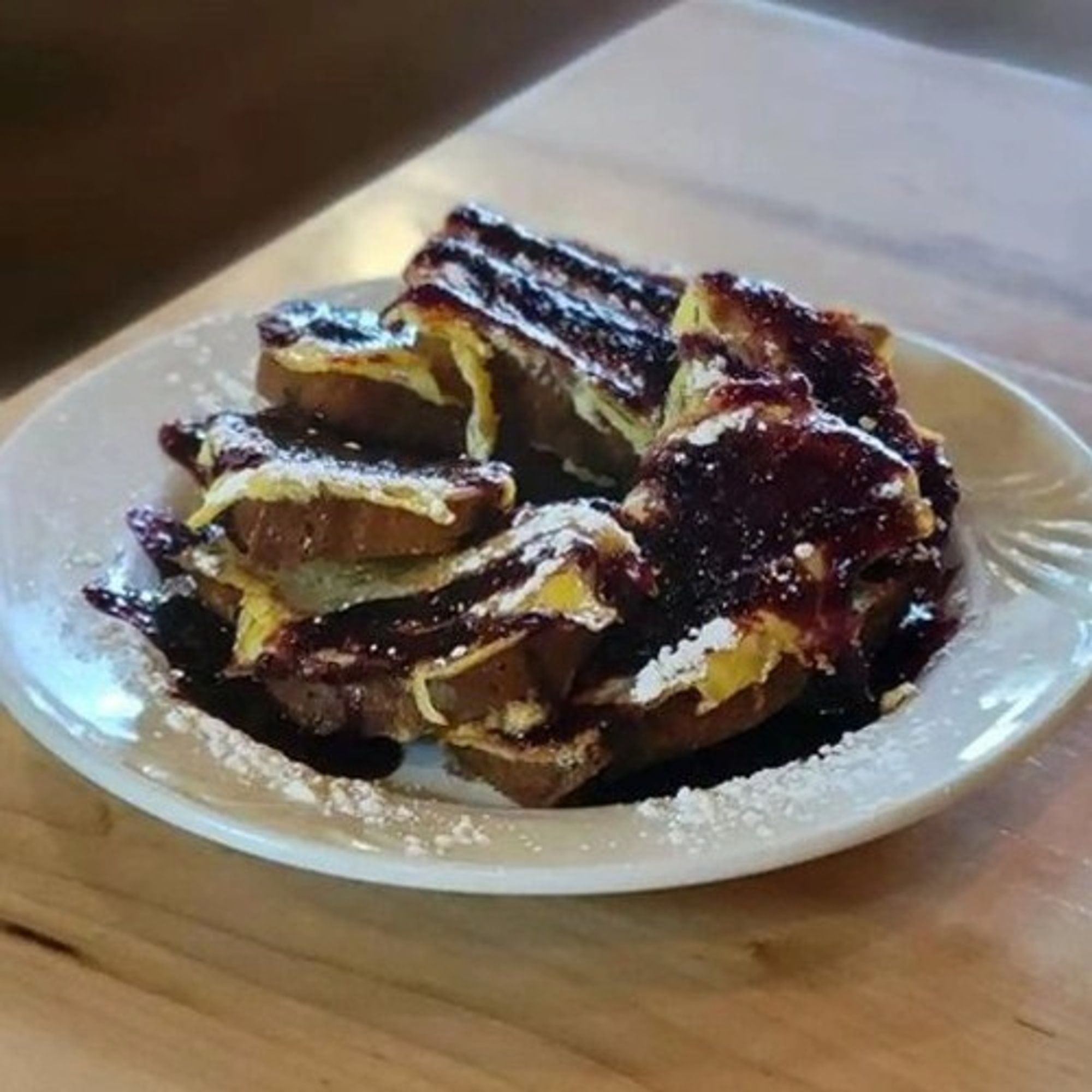 Huckleberry-Zucchini Bread French Toast