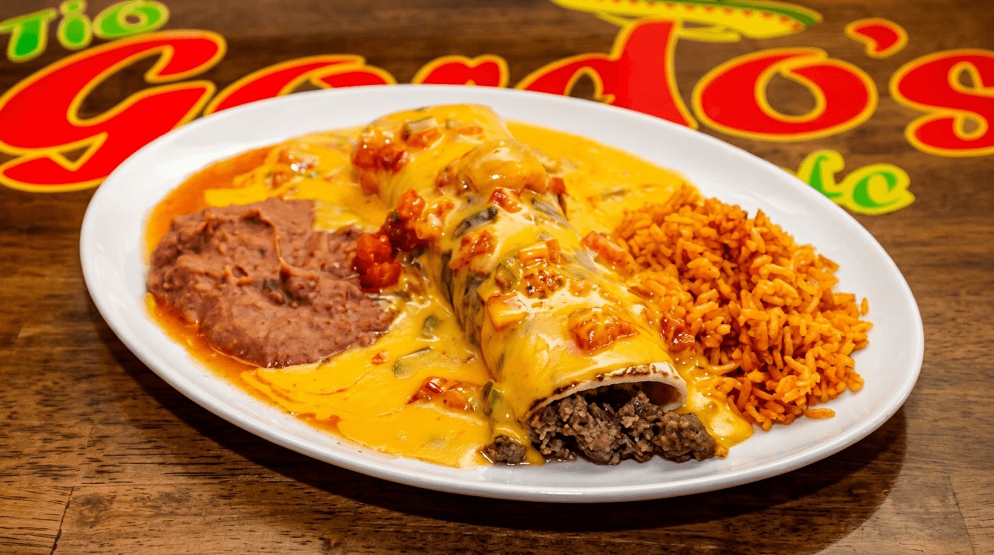Wet n Sloppy Burrito Plate