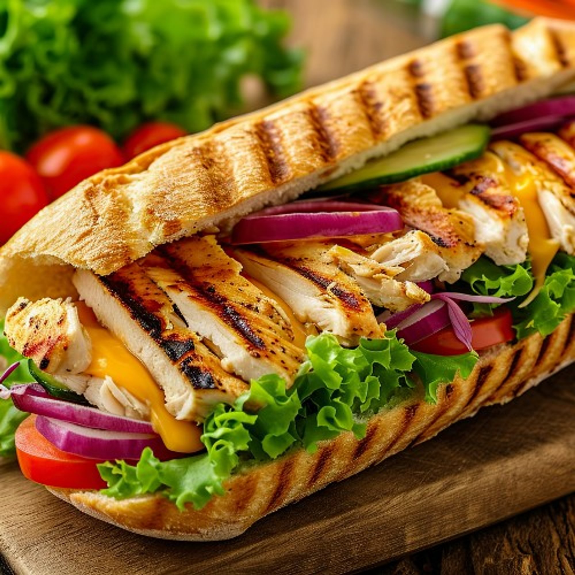 Grilled Chicken Sub (14")