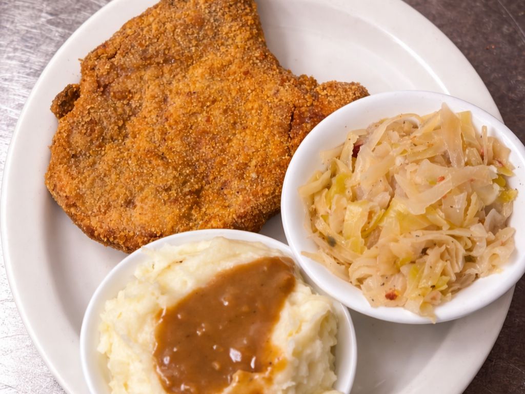 Breaded Pork Chop Plate