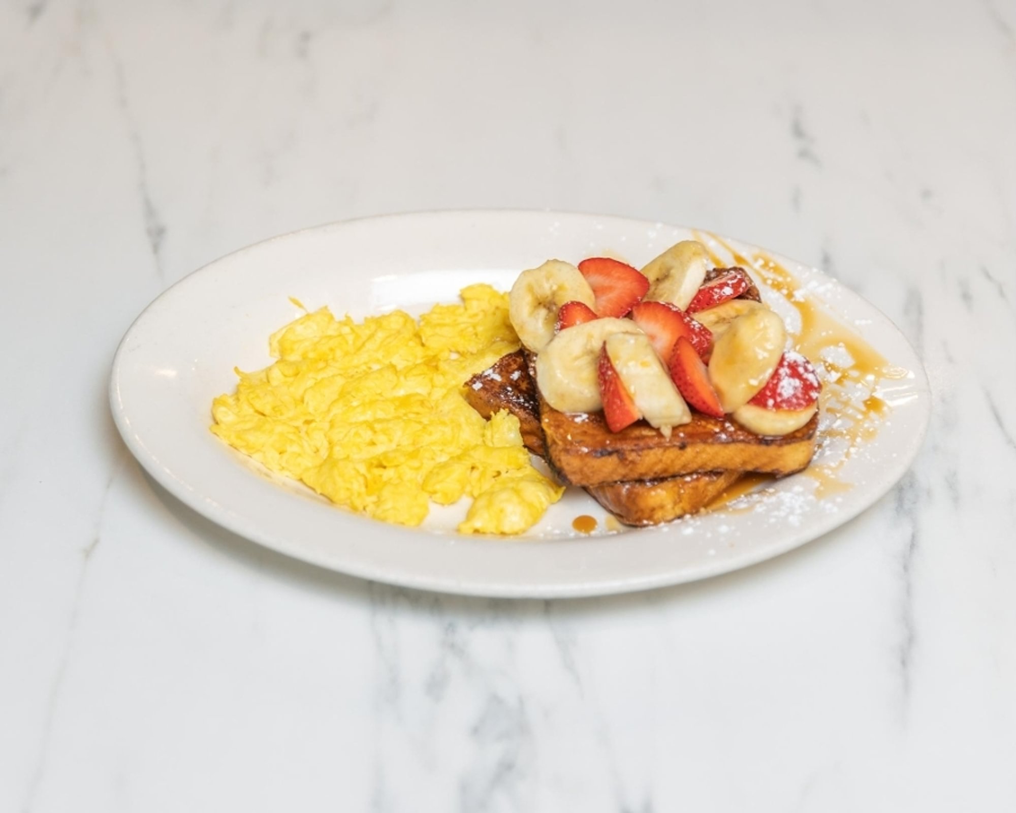 French Toast And Eggs