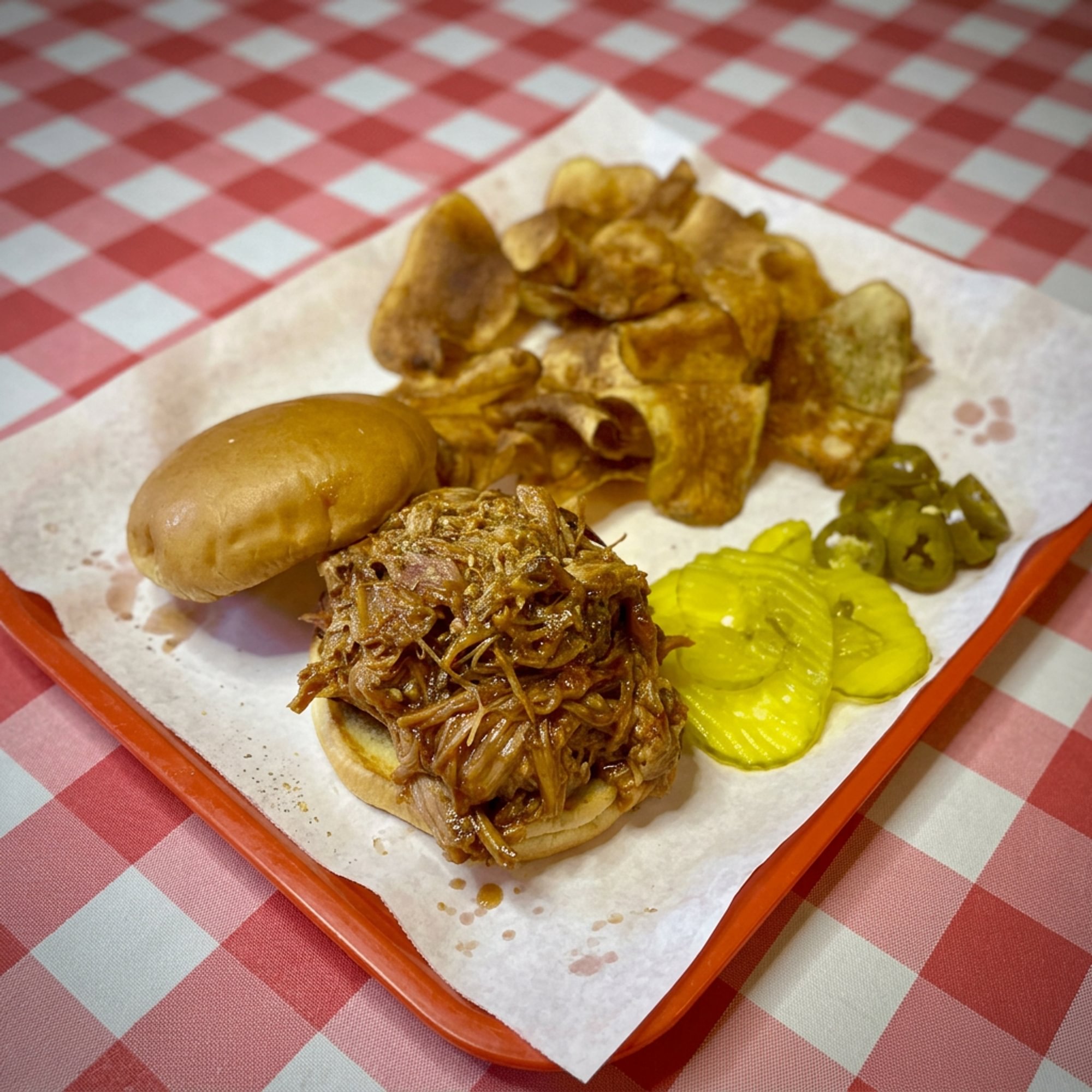 Pulled Pork Shoulder Sandwich