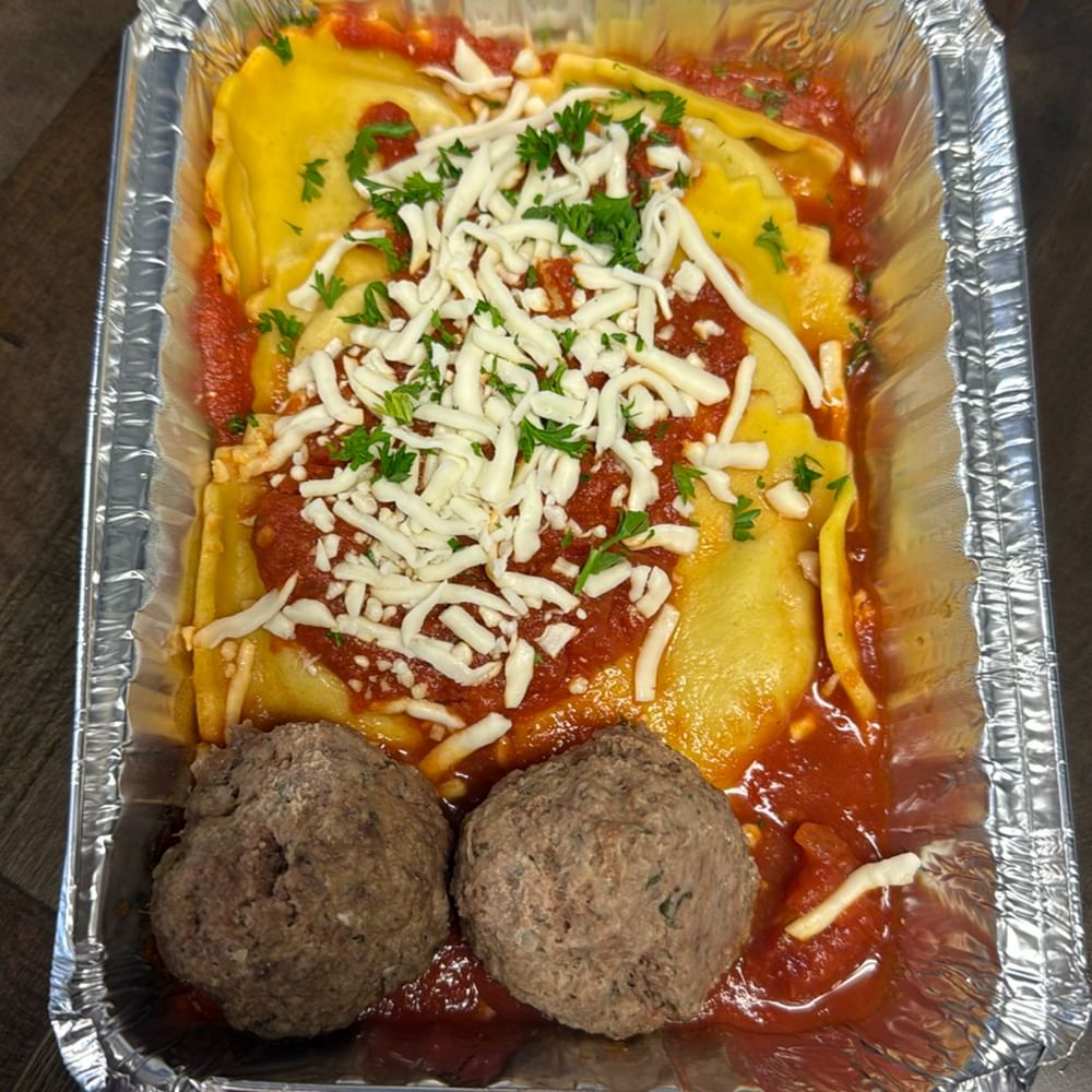 Beef Ravioli 6 Pack & Meatball