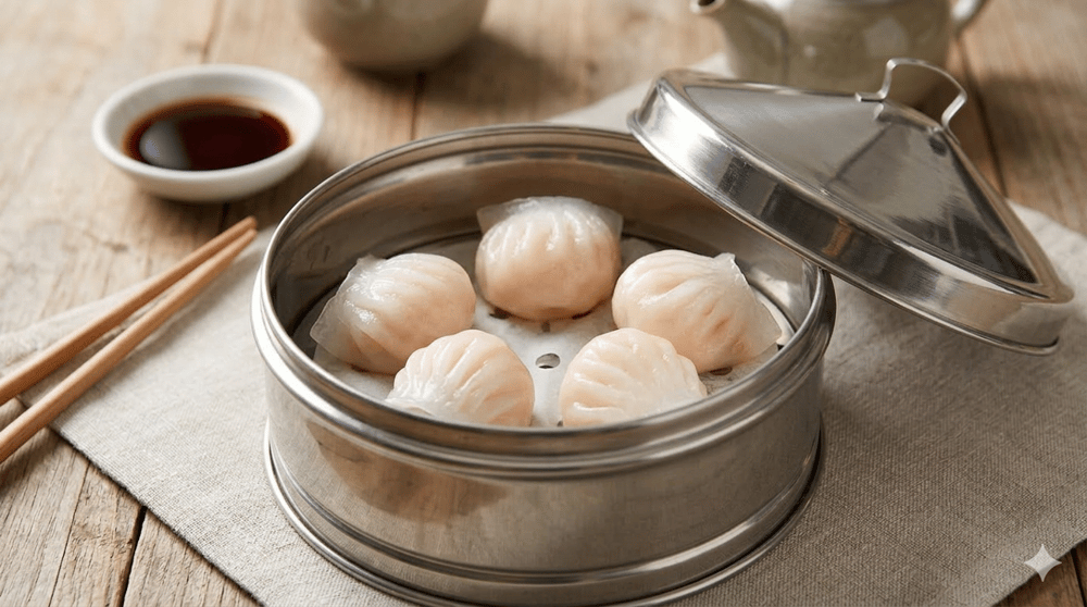 Shrimp Dumpling (5 pcs) 蒸虾饺