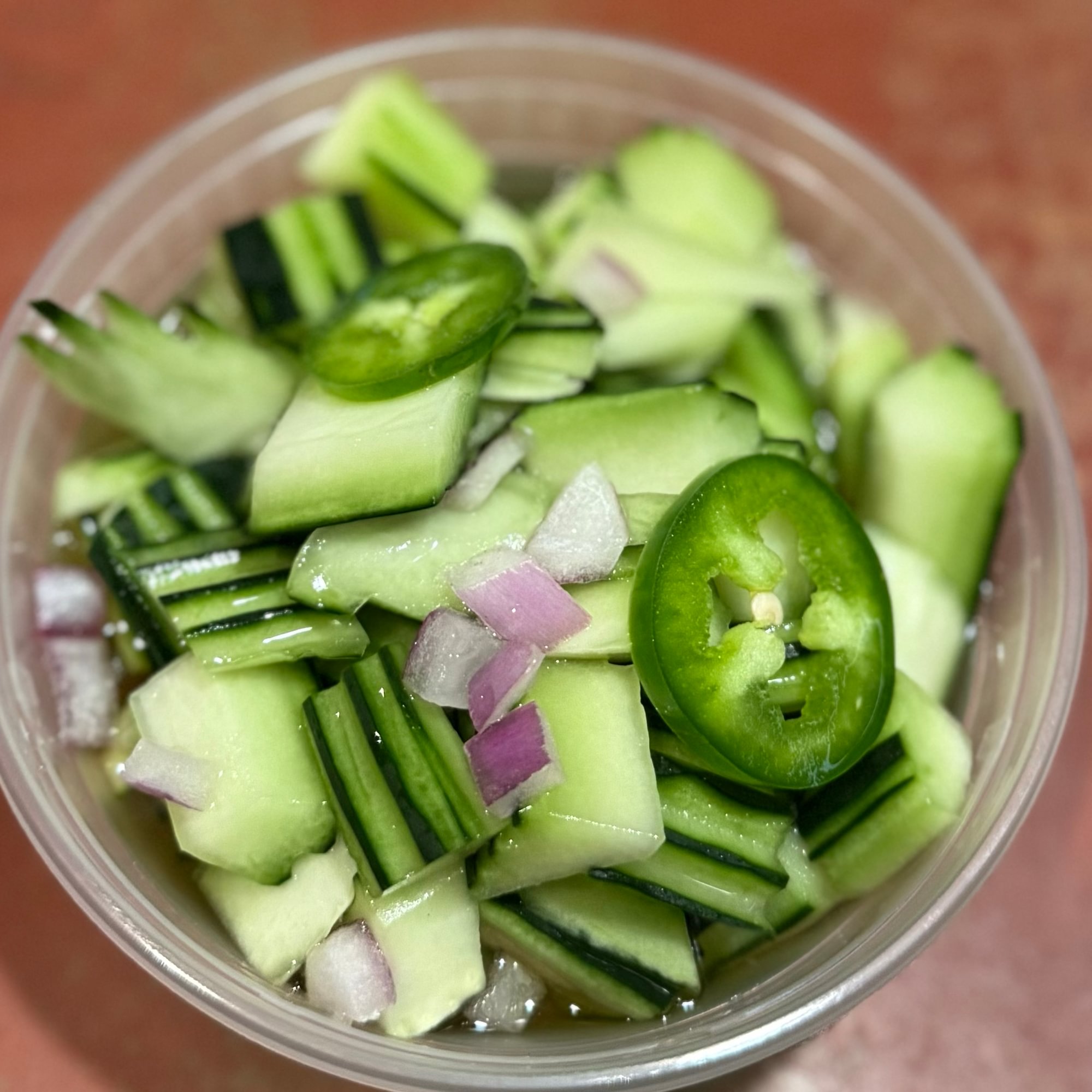 Cucumber salad (V) (GF)