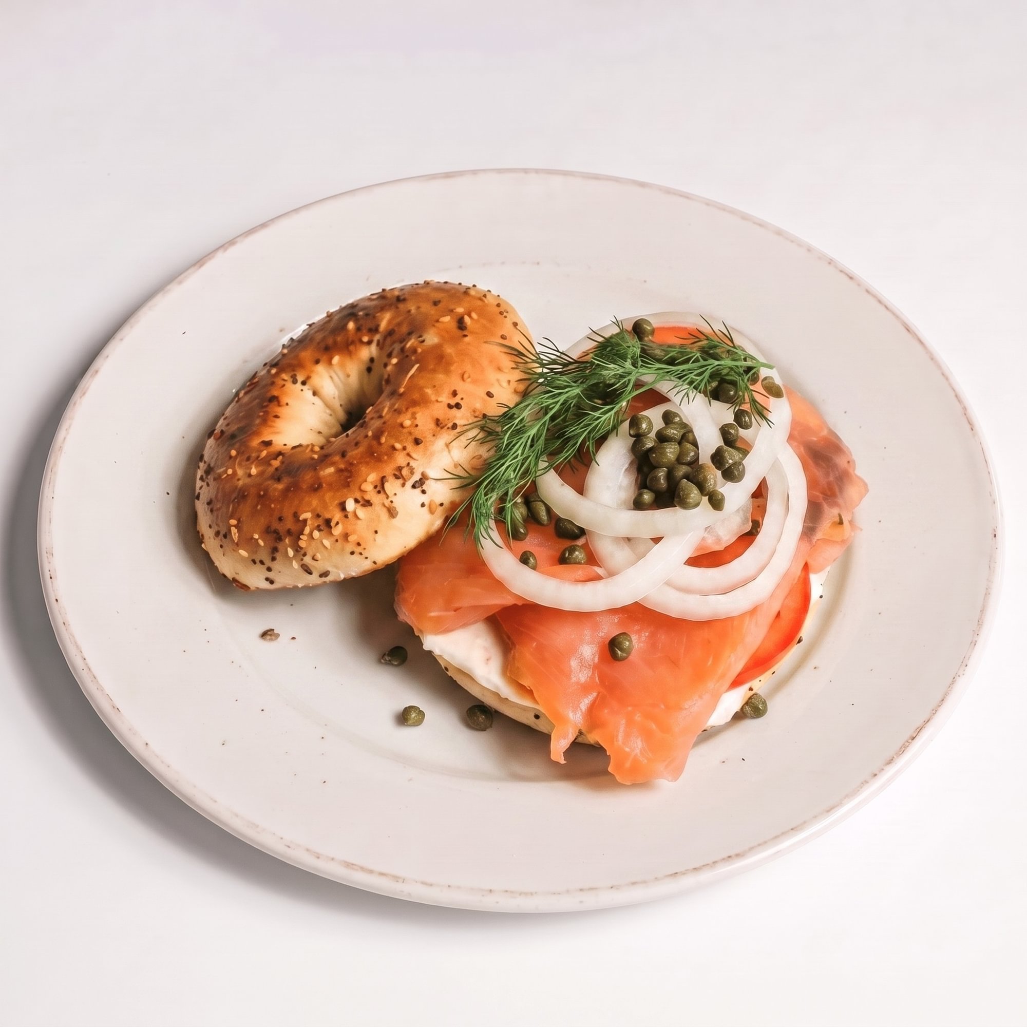 Lox & Cream Cheese Bagel