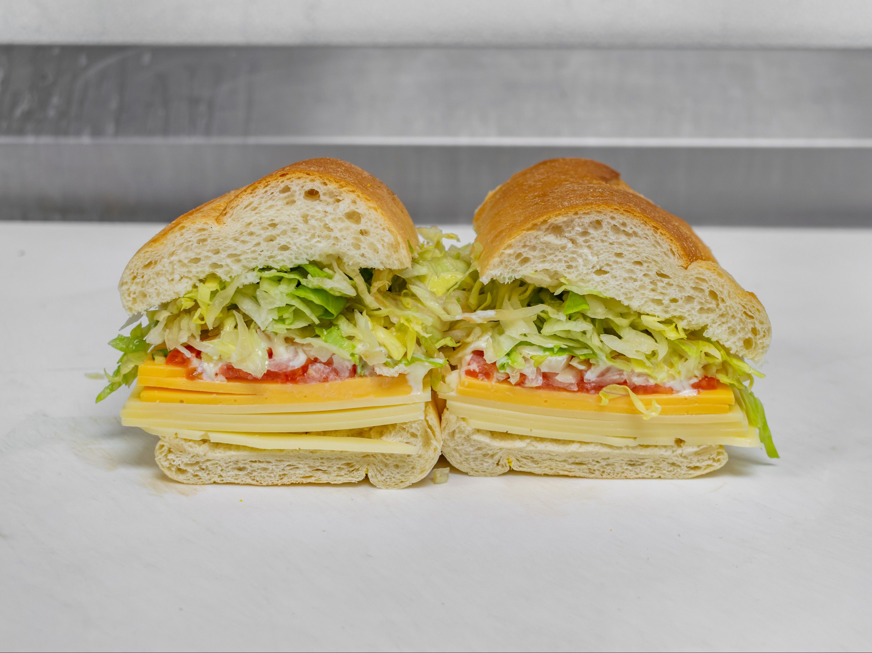 13. American, Swiss & Provolone All-Cheese