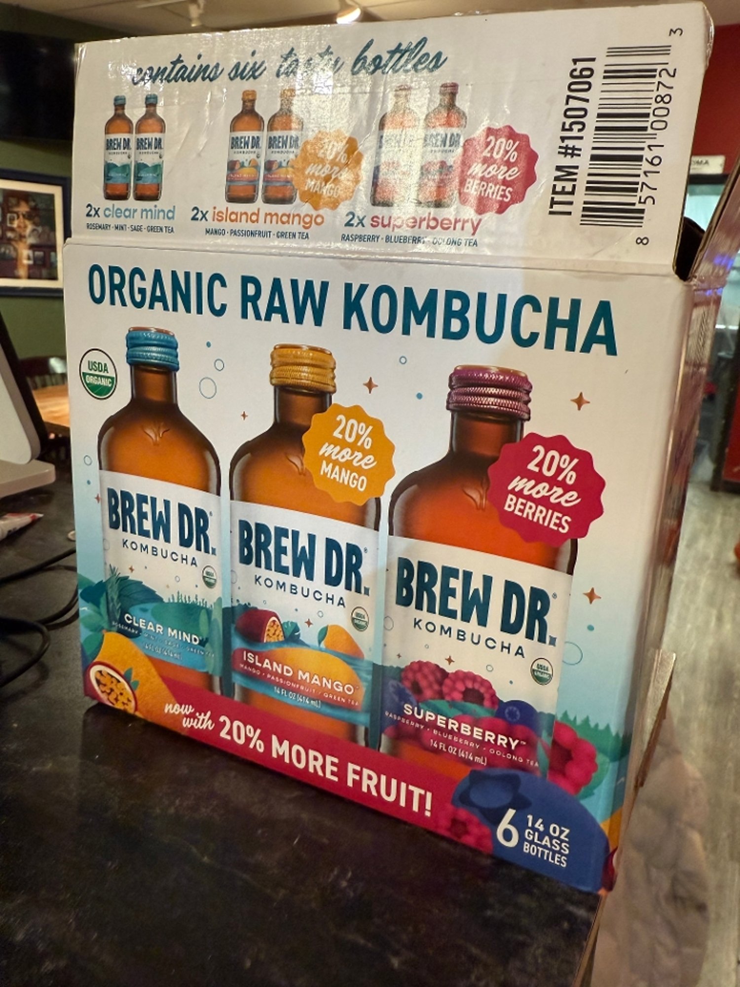 Organic Fruity Favorite Kombucha