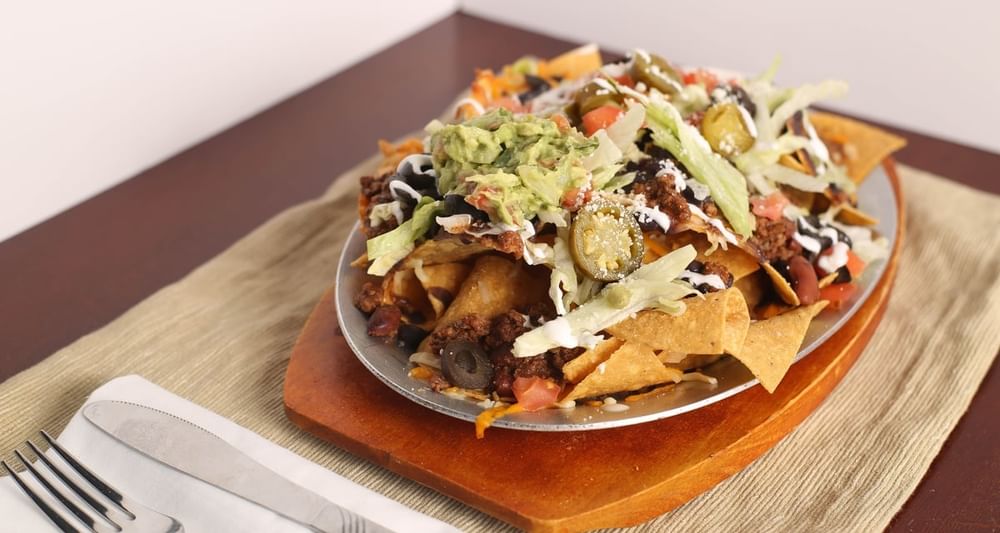 Vegetarian Nachos Lunch