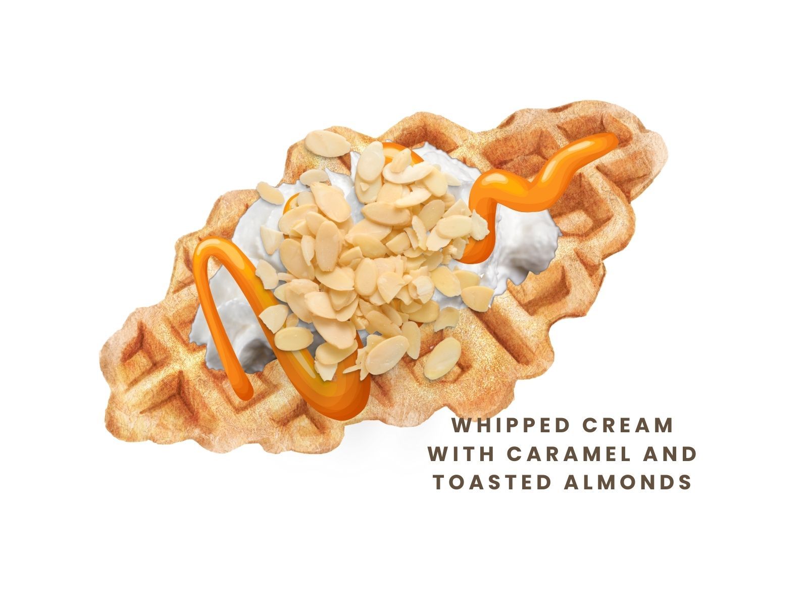 Caramel Almond Croffle