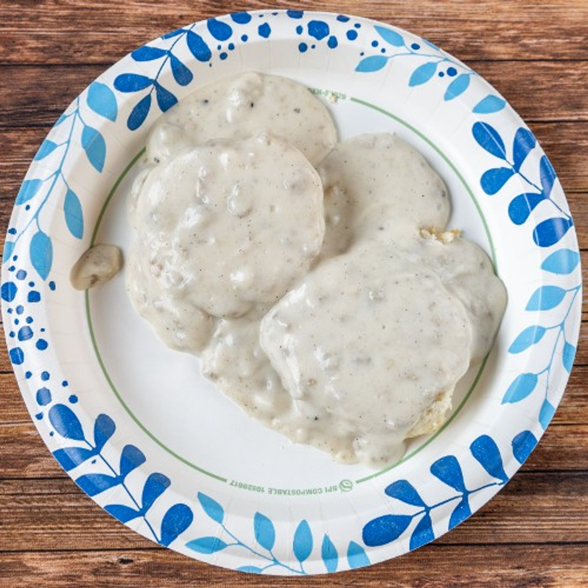 Biscuit and Gravy Half Order Includes 1 Biscuit and Gravy