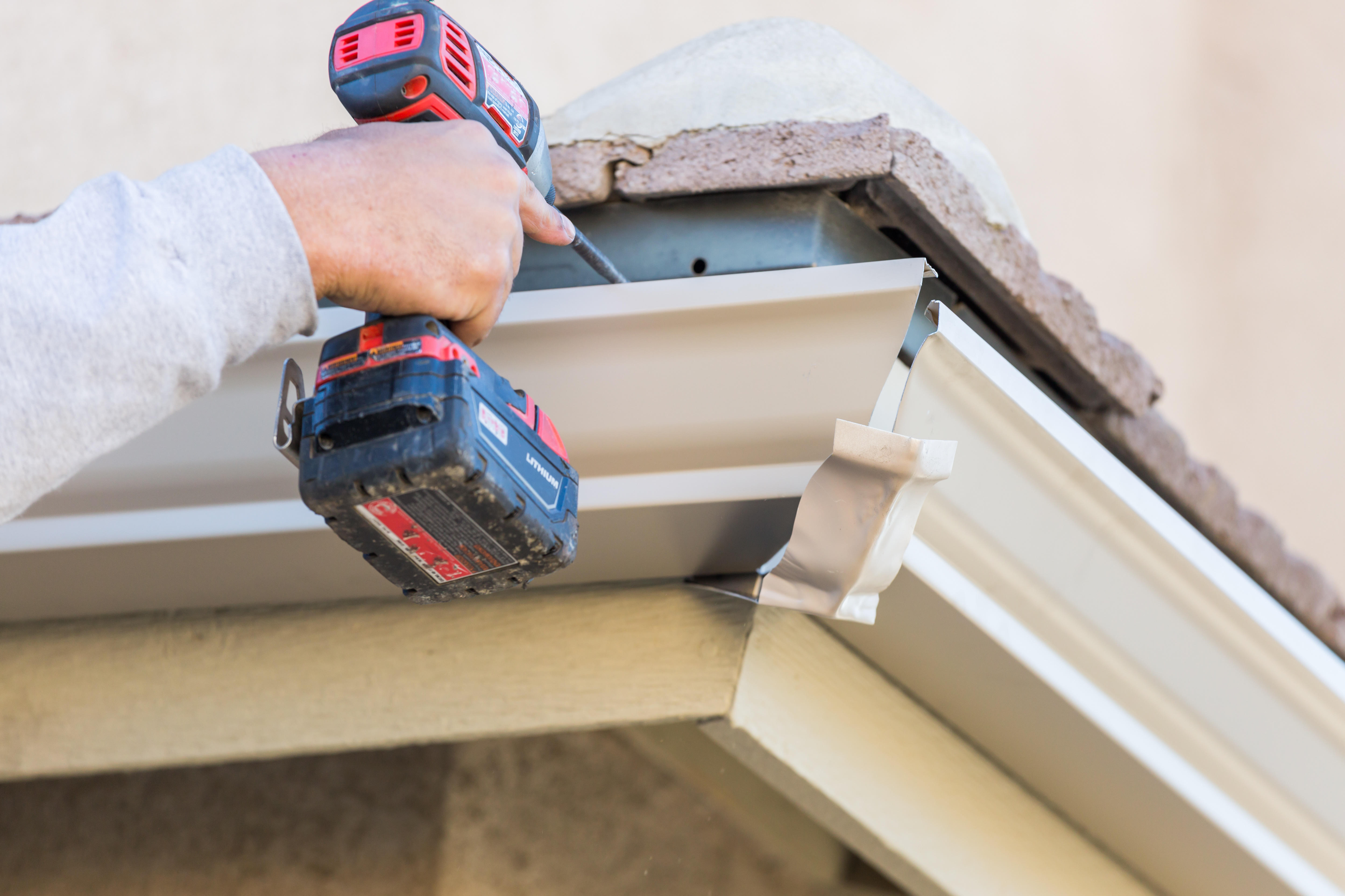 Gutter Installation of Round, Copper, and Seamless Gutters