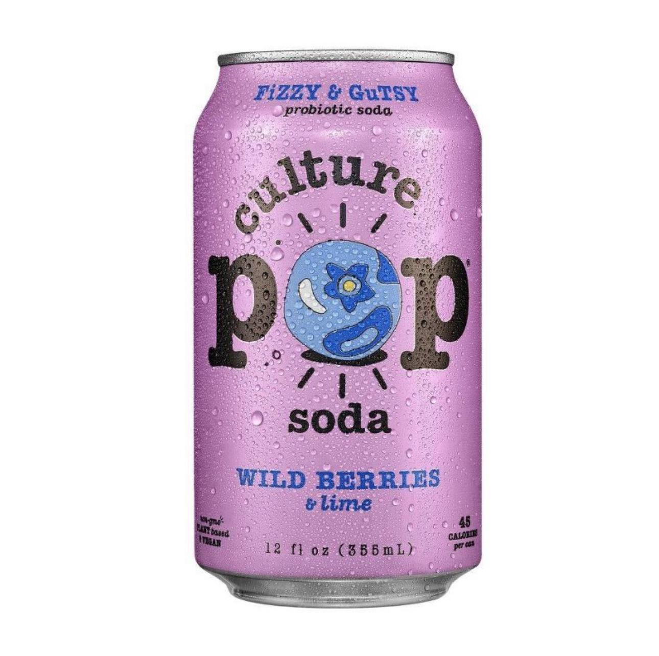 Culture Pop Wild Berries and Lime 12oz