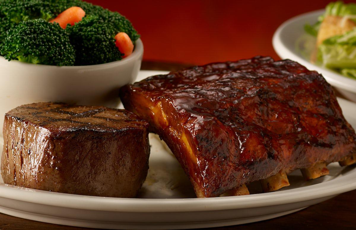 Filet* 6oz & Ribs