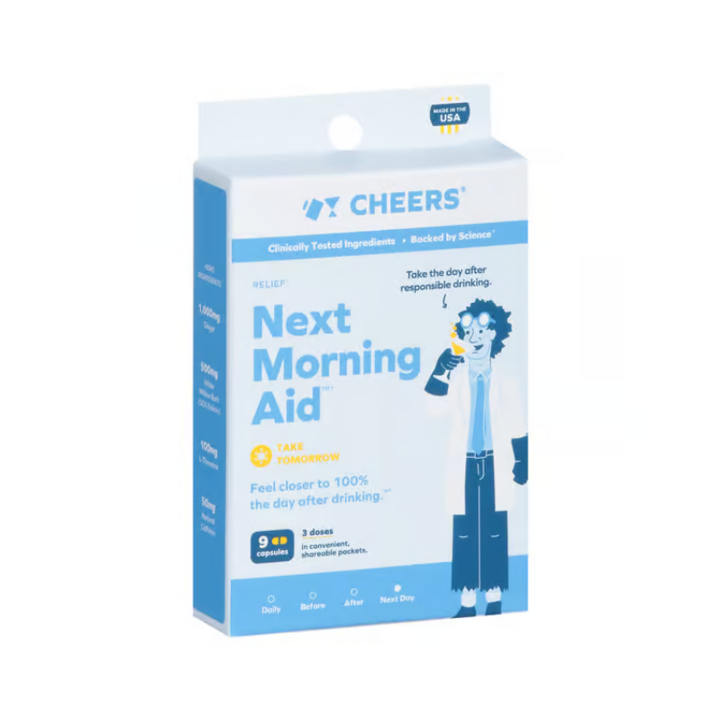 Cheers Next Morning Aid Relief