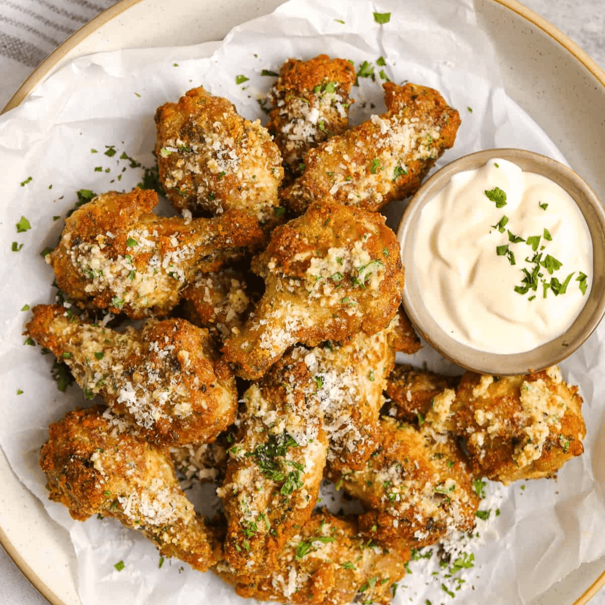 Garlic Parmesan Wings