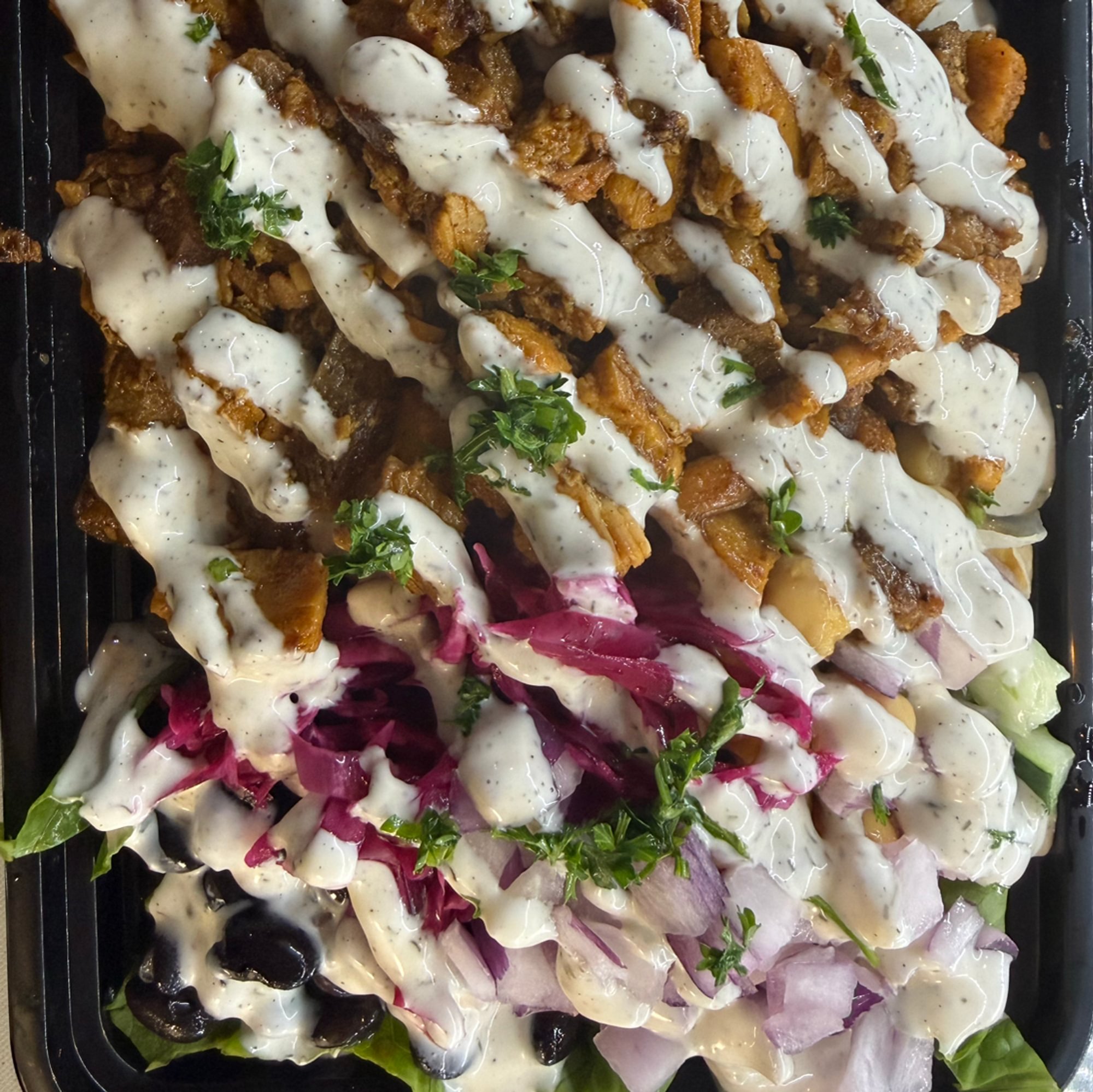 Mix (Beef & Chicken) Over Rice