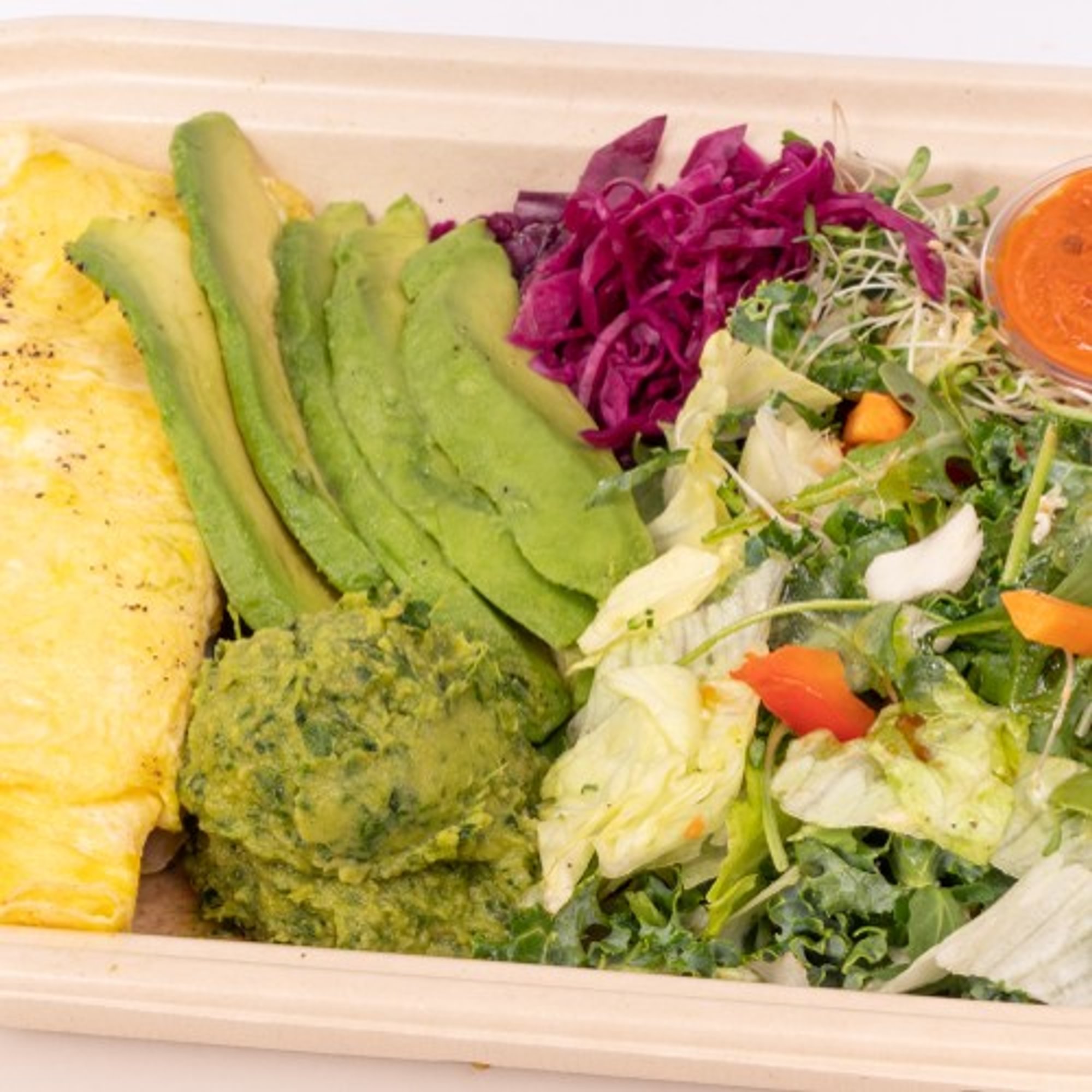Omelet with Avocado Vegetarian - Gluten Free Option