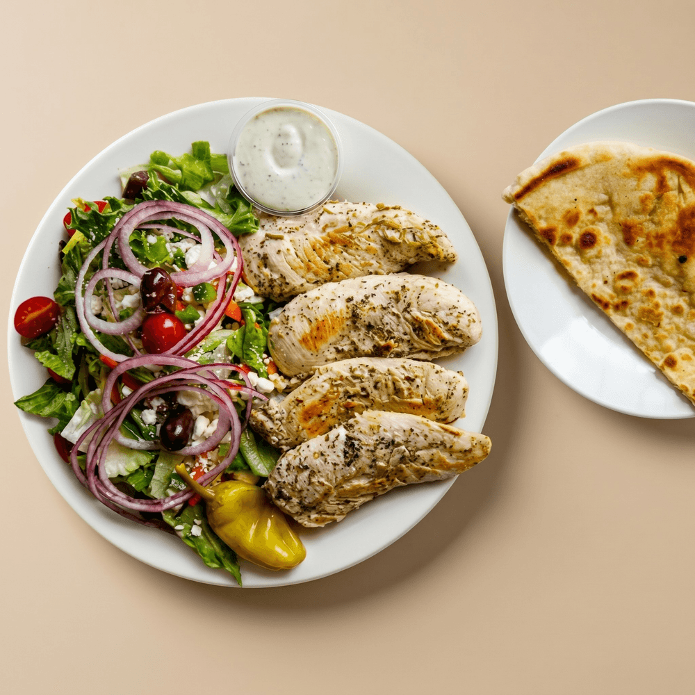 Chicken Souvlaki Dinner